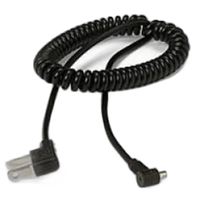 Paramount 5ft Coiled PC Male To Metz 45CL3/4 And 60CT4 Flash Cord(CL-6C)