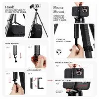 Peak Design Pro Lite Tripod Black Carbon Fiber Legs (Xx Max Height) 7