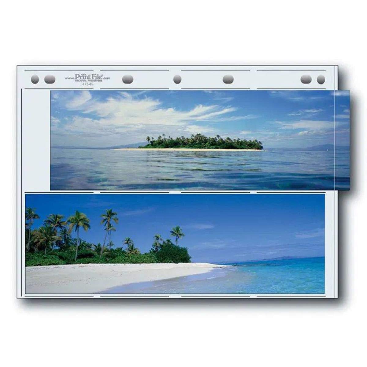 Print File archival storage page for protecting prints