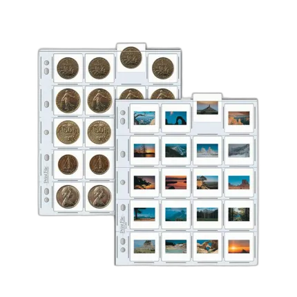 Print File Archival Storage Page for Slides (2x2-20HB, 10-Mil, 100 Pack)
