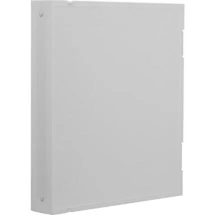 Print File White Safety Binder