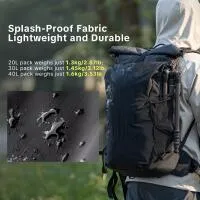 PGYTECH OnePro Ultralight Backpack 40L - Space Black 6