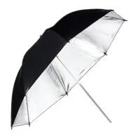 Phottix Reflective Studio Umbrella, Silver/ Black - 40in/ 101cm 1