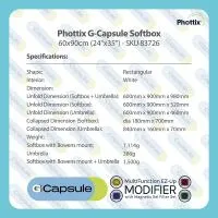 Phottix G-Capsule Softbox 60x90cm (24x35) 6