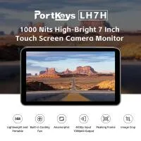 Portkeys LH7H 7in High Brightness Touchscreen Monitor - Black 1