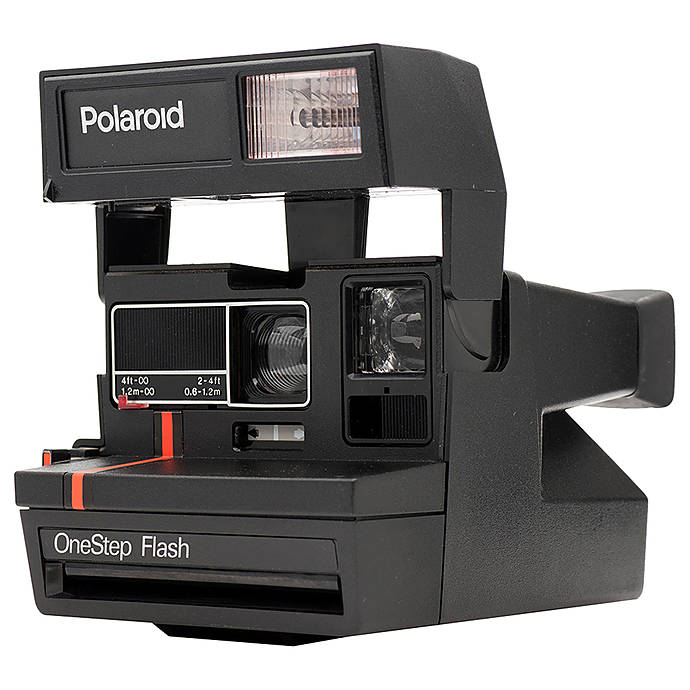polaroid one step flash camera