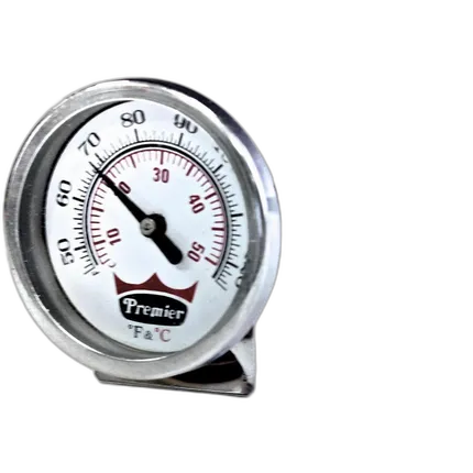 Doran 1.75 Inch TFC Precision Dial Thermometer with Stem