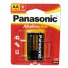Panasonic Alkaline Plus AA 2 Pack Batteries