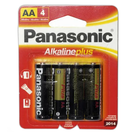 Panasonic AA Alkaline Batteries (4 pack)