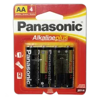Panasonic AA Alkaline Batteries (4 pack) 0