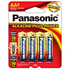 Panasonic Alkaline Plus AA 8 Pack Batteries