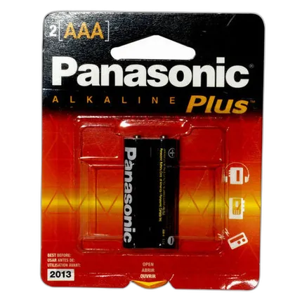 Panasonic AAA Alkaline Batteries (2 pack)