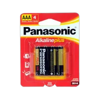 PANASONIC AAA ALKALINE 4-PACK BATTERIES 0