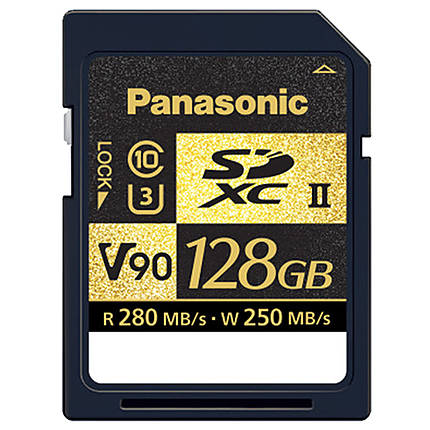 Panasonic 128GB UHS-II SDXC Memory Card