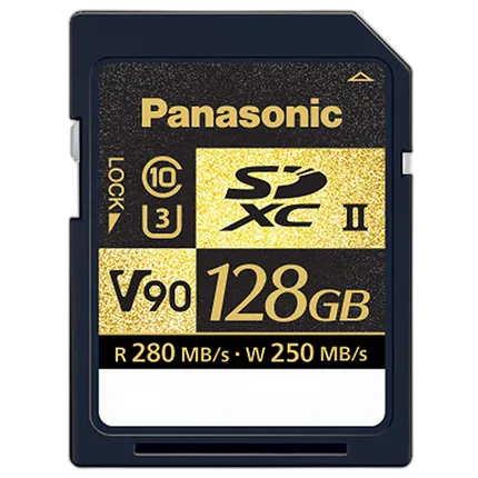 Panasonic 128GB UHS-II SDXC Memory Card