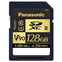 Panasonic 128GB UHS-II SDXC Memory Card 0