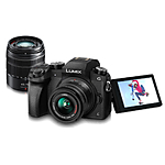 Panasonic LUMIX G7 4K Mirrorless Camera with 14-42mm  and  45-150mm Lenses