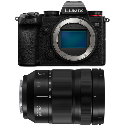 Panasonic LUMIX S5 Full Frame Mirrorless Camera with 24-105mm Lens