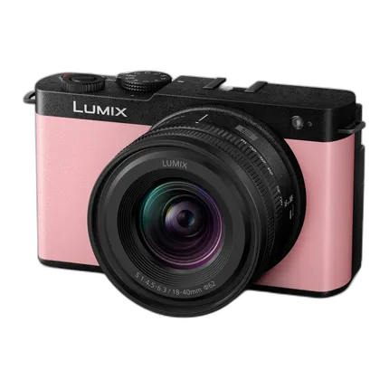 Panasonic LUMIX S9 Mirrorless Camera with 18-40mm Lens - Pink
