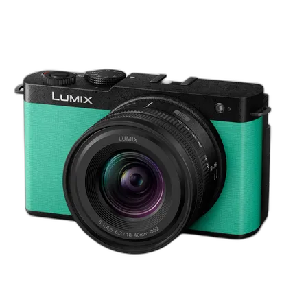 Panasonic LUMIX S9 Mirrorless Camera with 18-40mm Lens - Mint Green