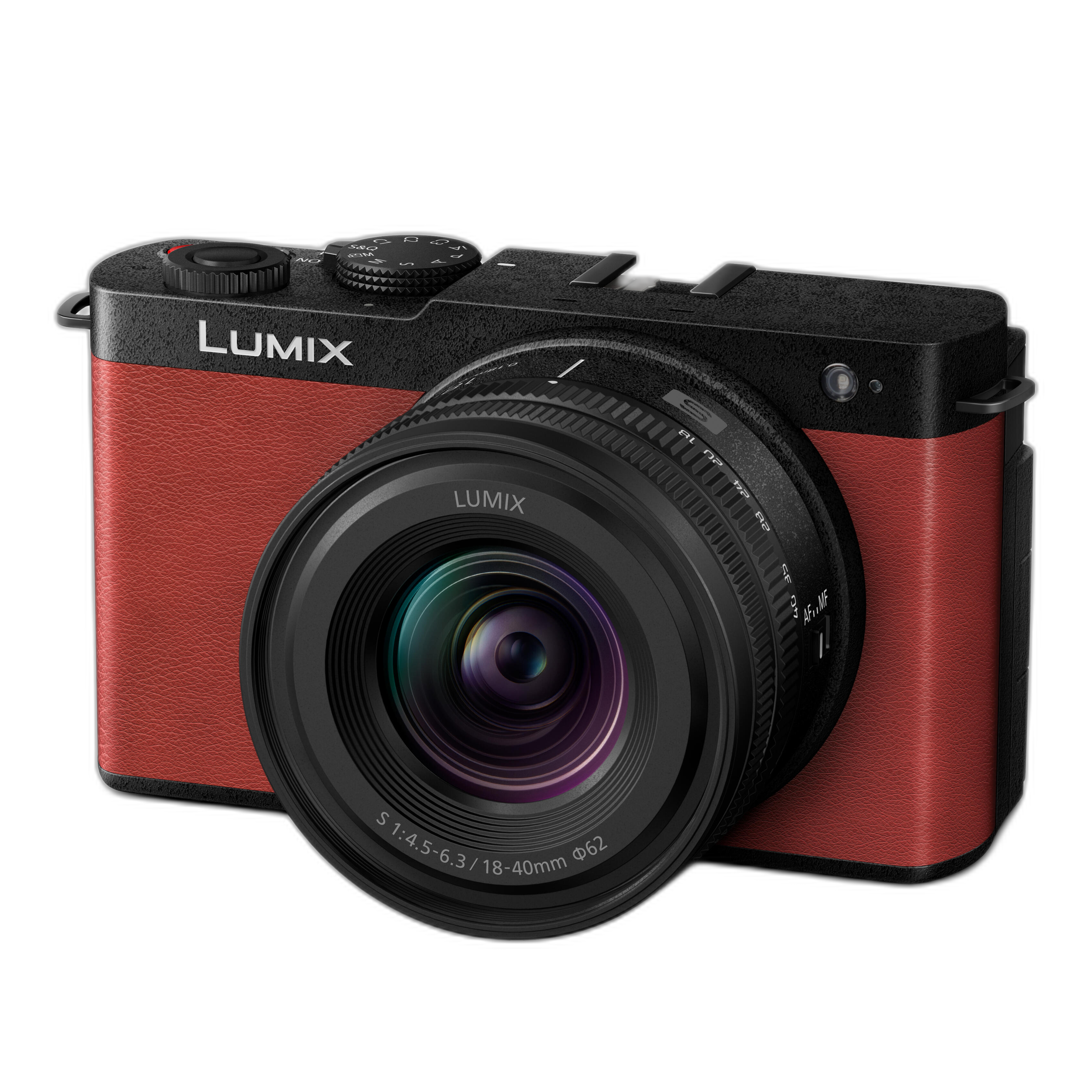Panasonic LUMIX S9 Mirrorless Camera with 18-40mm Lens - Red
