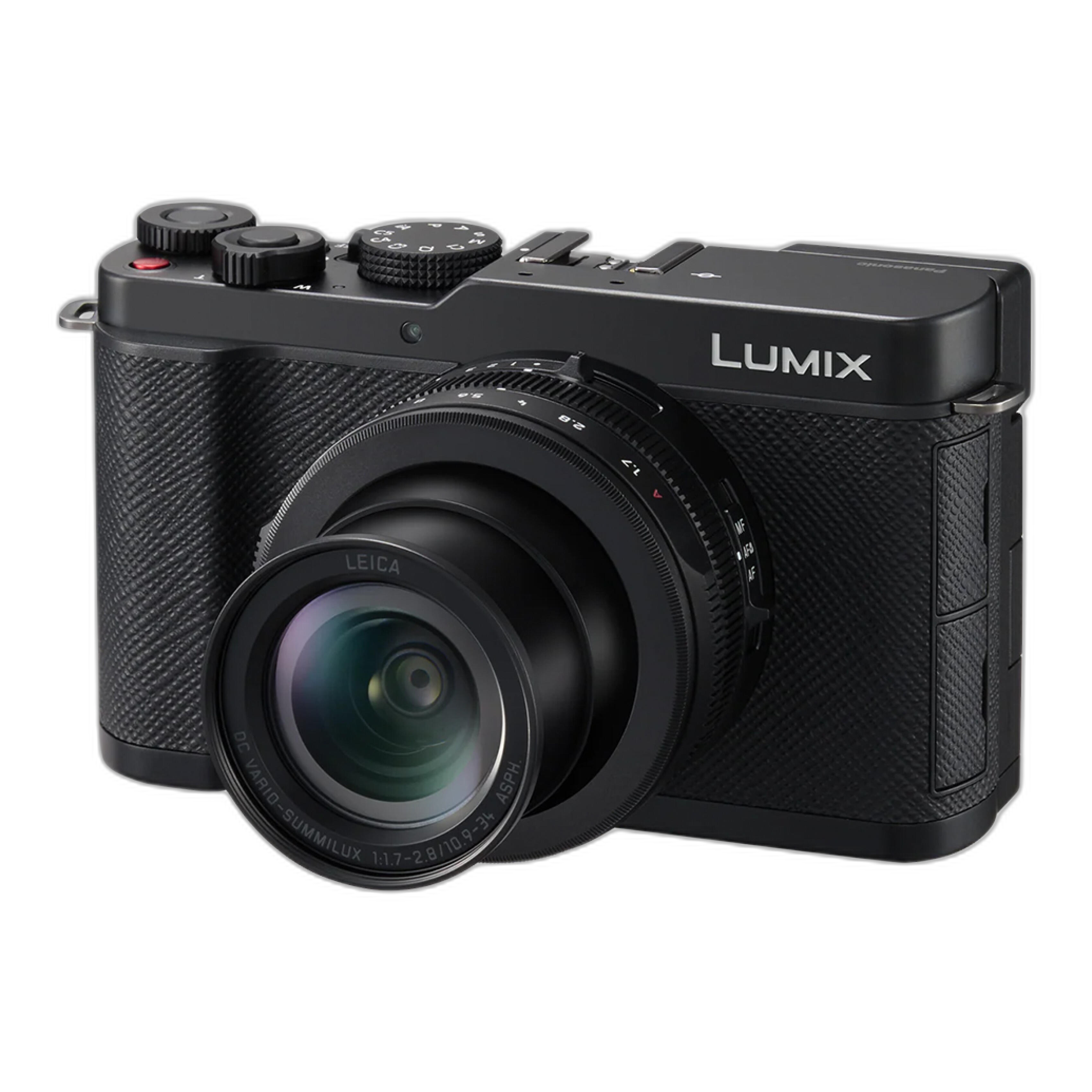 Panasonic Lumix L10 M4/3 Compact Camera - Black angle view