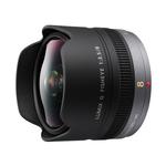 Panasonic Lumix G 8mm f/3.5 Fisheye Lens for DMC-GX7, DMC-GM5 - Black