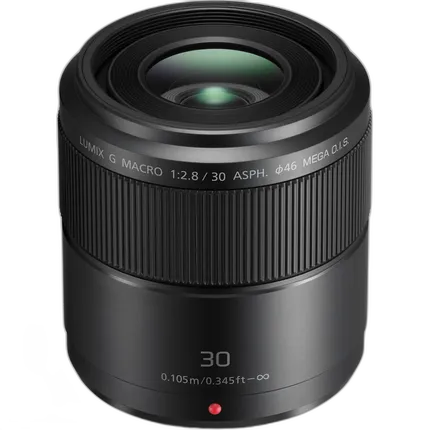 Panasonic Lumix G Macro 30mm F/2.8 ASPH Mega O.I.S Lens