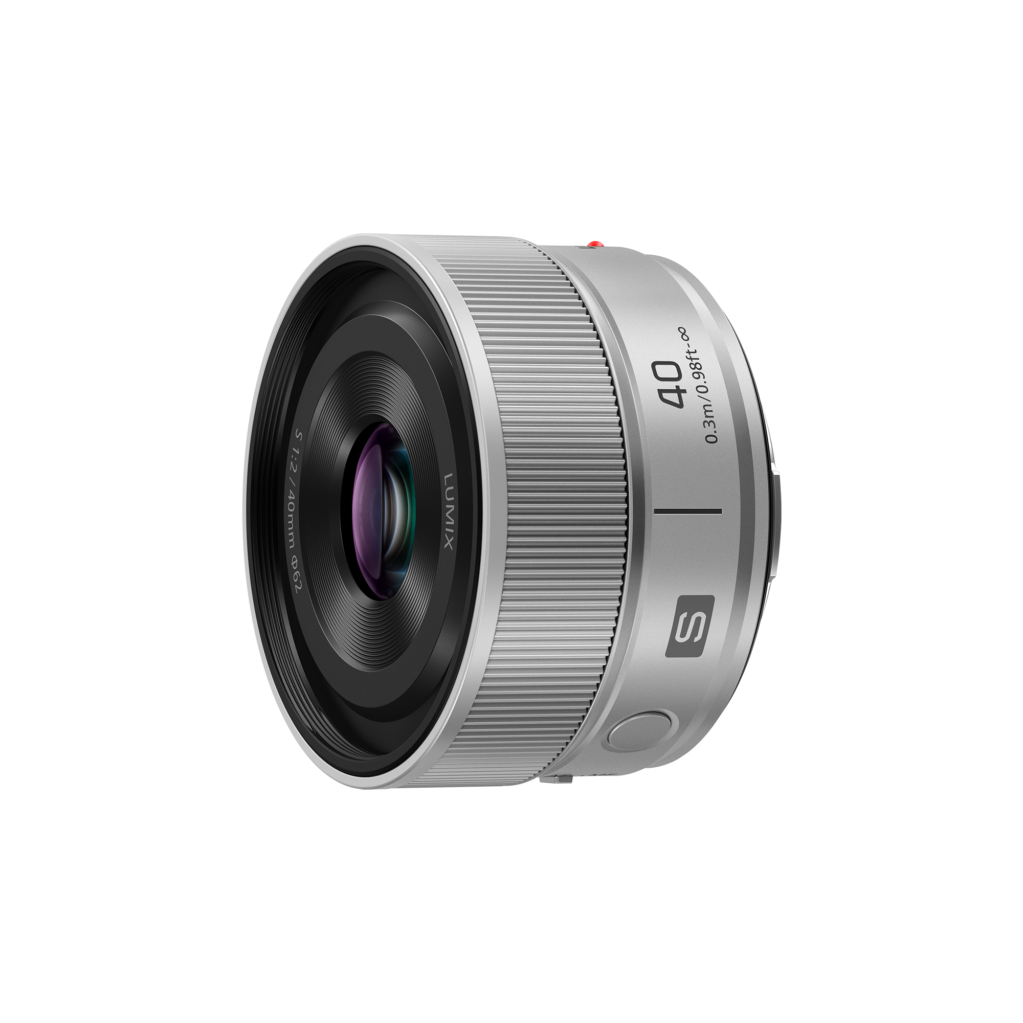 Panasonic Lumix S-Series 40mm f/2 Lens silver