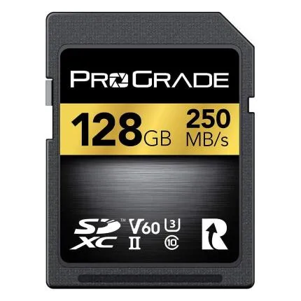ProGrade Digital 128GB SDXC UHS-II V60 Memory Card