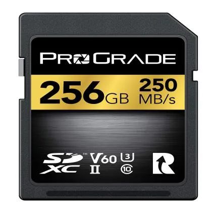 ProGrade Digital 256GB SDXC UHS-II V60 Memory Card