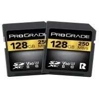 ProGrade Digital 128GB SDXC UHS-II V60 Memory Card - 2-Pack 0