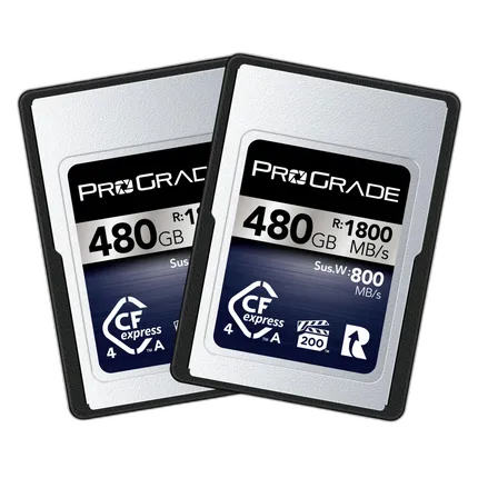 ProGrade Digital 480GB CFexpress 4.0 VPG 200 Type A Memory Card (2-Pack)