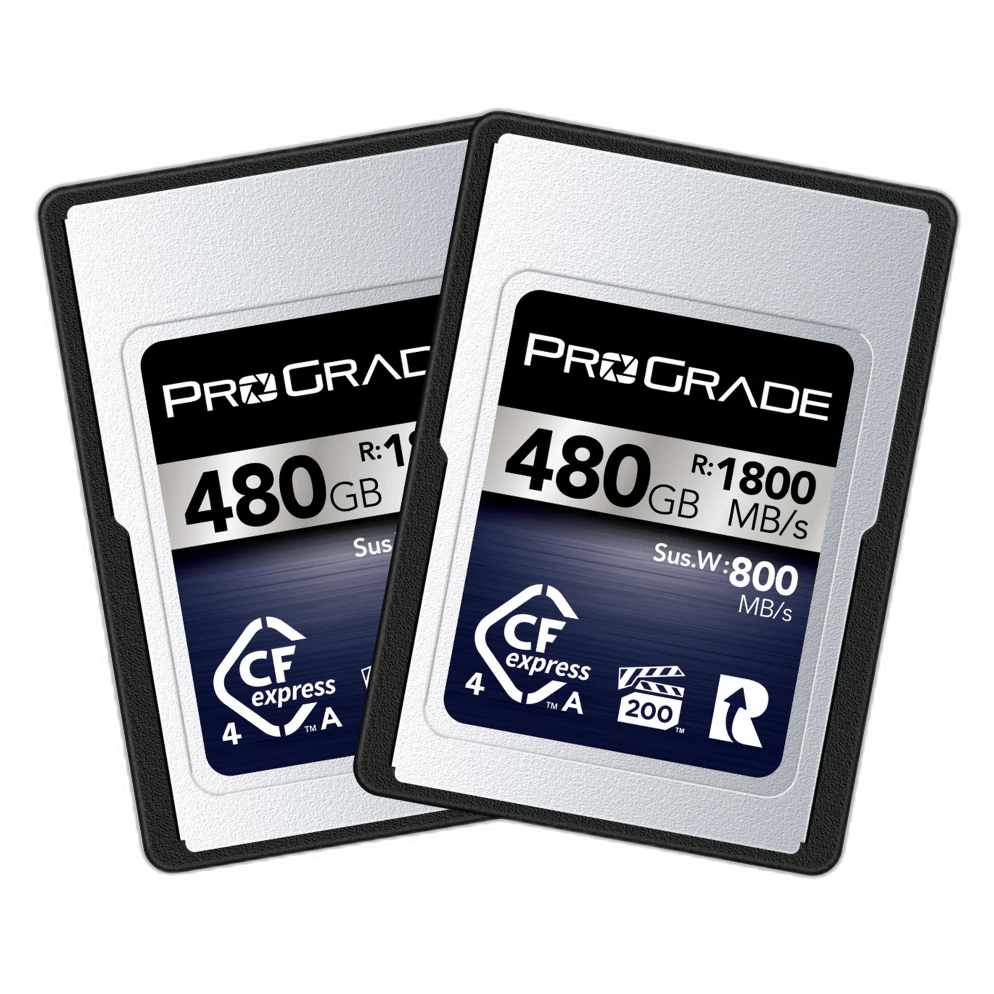 ProGrade Digital 480GB CFexpress 4.0 VPG 200 Type A Memory Card 2-Pack