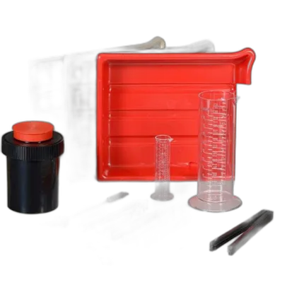 Photographic Darkroom Film and Paper Developing Kit