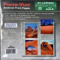 Pana-Vue 3x5-8 Print Pages (25 Pack) 1