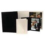 Unique Photomounts 5x7 Black SR Slip Folder (25)