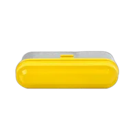 Kodak steel 135 film case w/ yellow lid and silver body 1
