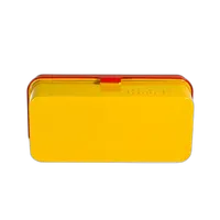 Kodak steel 120/135 film case w/ red lid and yellow body 2