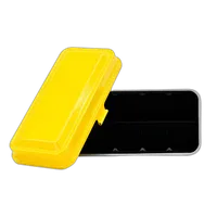 Kodak steel 120/135 film case w/ yellow lid and silver body 2