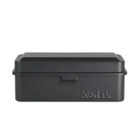 Kodak steel 120/135 film case w/ black lid and black body 0