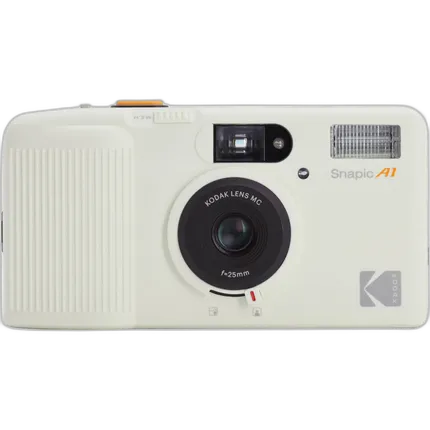 Kodak Snapic A1 35mm Film Camera (Ivory White)