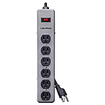 CyberPower CSB606M Surge Protector 6-Outlet 6Ft 900 Joules Metal Housing