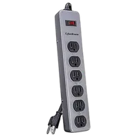 CyberPower CSB606M Surge Protector 6-Outlet 6Ft 900 Joules Metal Housing 1