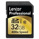 Rental Lexar Professional 400x 32GB SDHC Memory Card