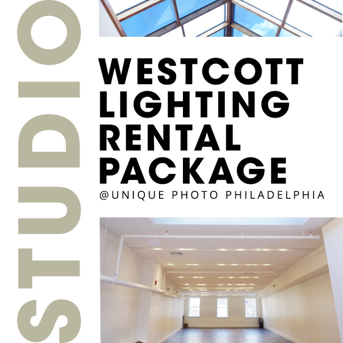 Westcott Lighting Philadelphia Studio Rental Package for Half Day