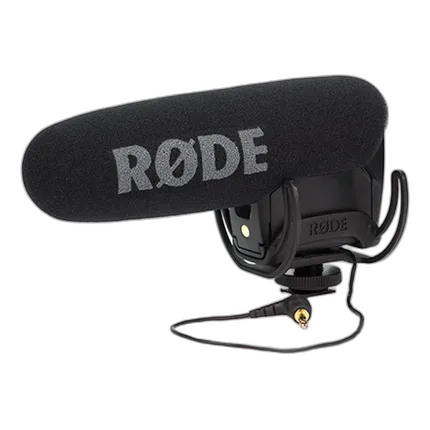 Rode VideoMic Pro with Rycote Lyre Suspension Mount