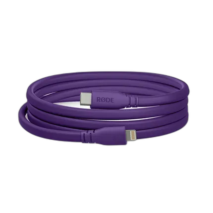 Rode SC19 USB-C to Lightning Cable - Purple - 4.9FT
