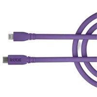 Rode SC19 USB-C to Lightning Cable - Purple - 4.9FT 1