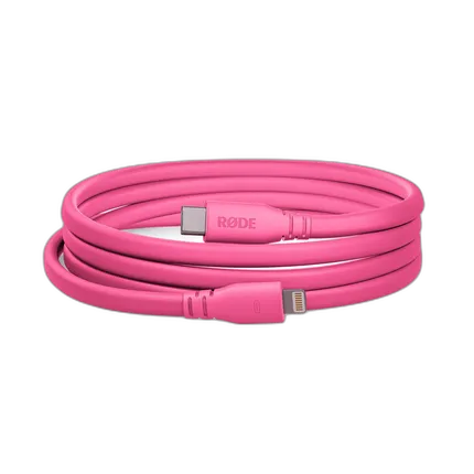 Rode SC19 USB-C to Lightning Cable - Pink - 4.9FT